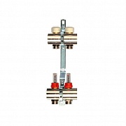 Коллектор BERGERR  2 вых евроконус 3/4 с расходомером (NK 1"х 3/4 - Т2) /650071N100502U/